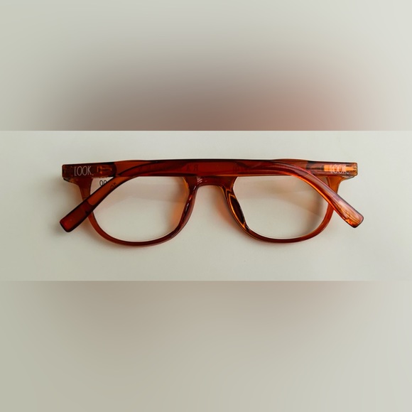 New Rae Dunn Readers 1.5 Magnification Orange Brown Frames Men's - Picture 8 of 11